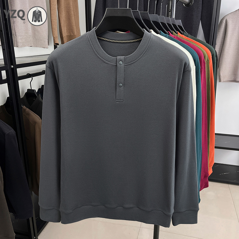 Embellish Knit - Warme gebreide henley-top met lange mouwen