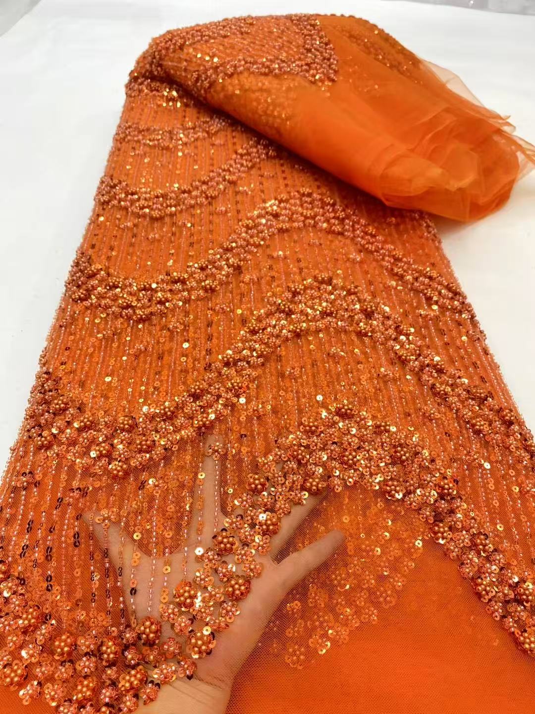 Crystal Mesh Fabric - 2025 Nieuwste hete verkoop nieuwe high-end