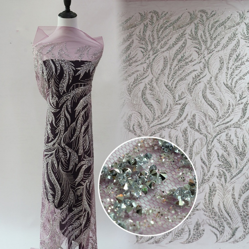 Crystal Mesh Fabric - 10 Hot Stamping Poederpatroon Kristallen Buis