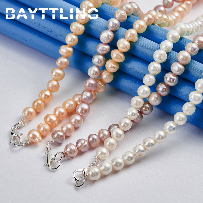 925 Sterling zilveren elegante - Pearl Trim Chain recensie en prijs
