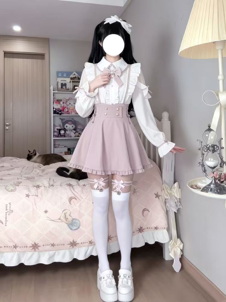 Japanse Sweet Lolita 2-delige  - Elastic Lace Trim recensie en prijs