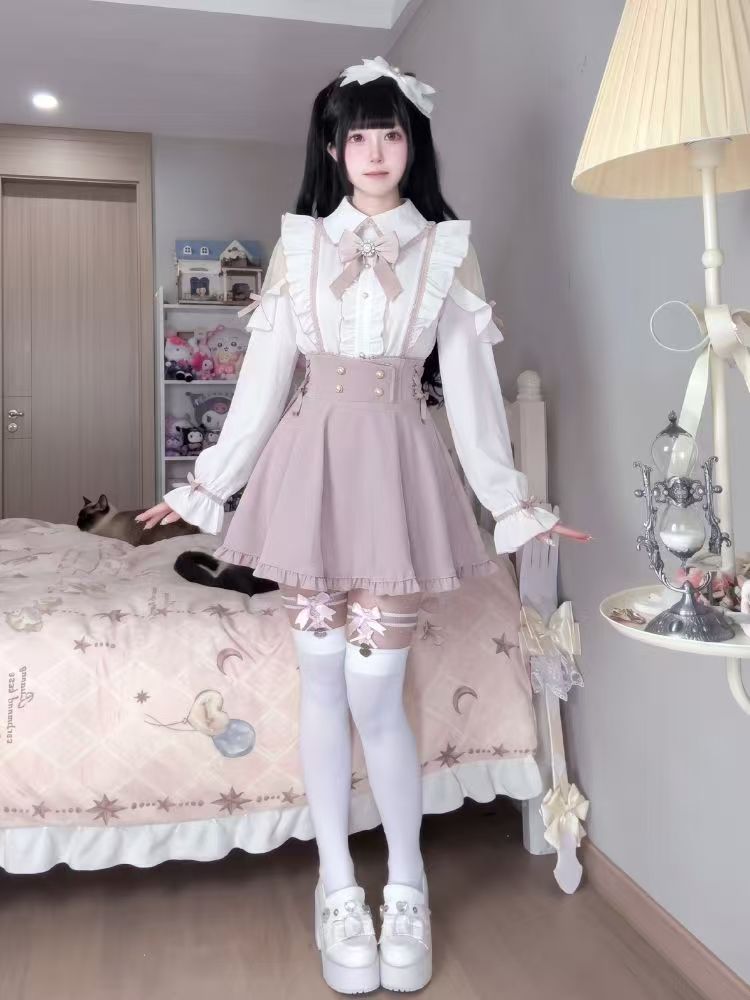 Japanse Sweet Lolita 2-delige  - Elastic Lace Trim recensie en prijs