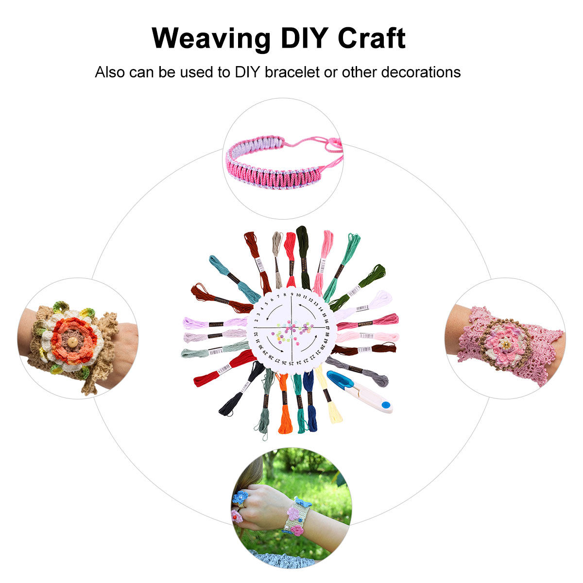 Vriendschapsarmbanden maakset: - Embroidery Craft recensie en prijs