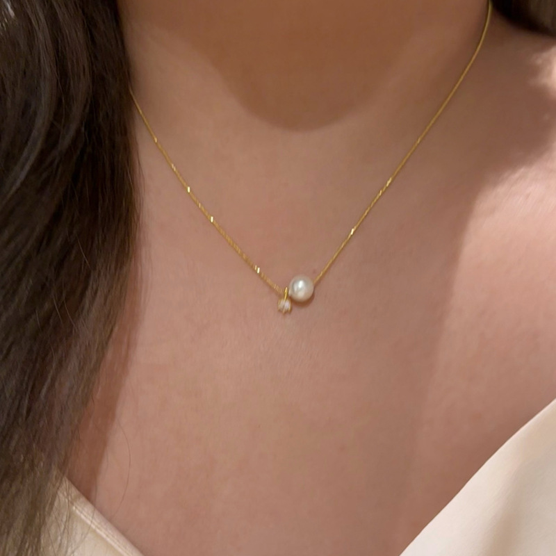 Nieuwe 925 Sterling Zilveren P - Pearl Trim Chain recensie en prijs