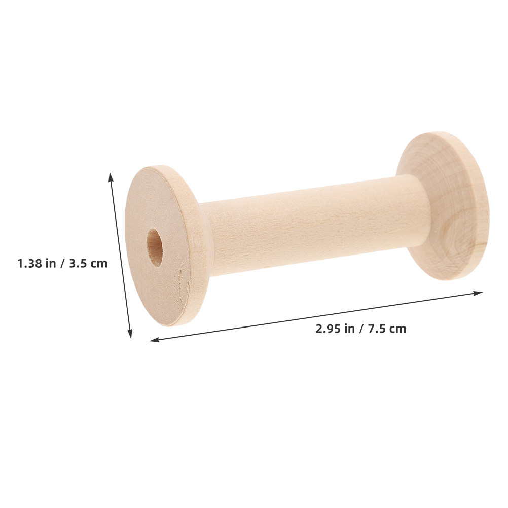 4-delige set houten spoelhoude - Embroidery Craft recensie en prijs
