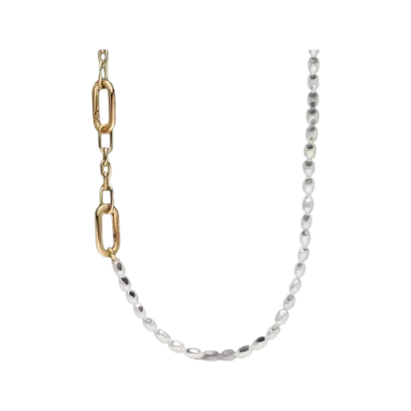 Nieuwe S925 zilveren sluiting  - Pearl Trim Chain recensie en prijs