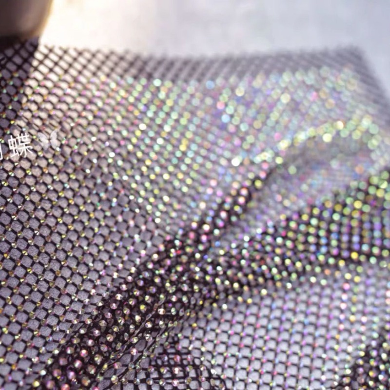 Mistlace Stretch Rhinestone Fi - Crystal Mesh Fabric recensie en prijs