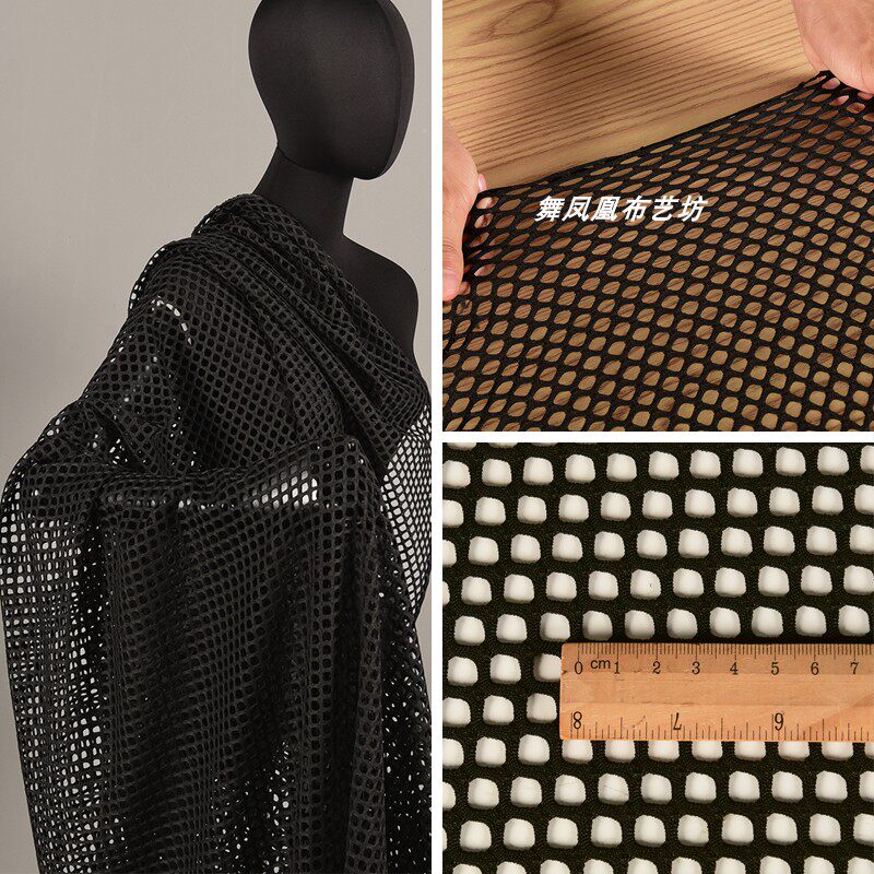 4-weg stretch zachte diamant g - Crystal Mesh Fabric recensie en prijs